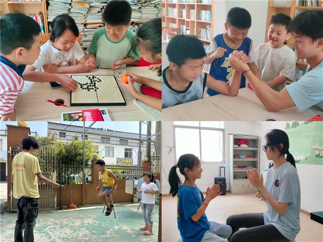 营期故事|PG电子官方网站“予爱童行”志愿服务队开启丰富多彩的支教活动